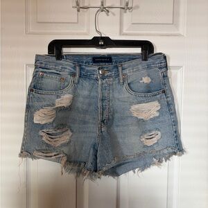 Aeropostale 90’s High Rise Cut Off Denim Shorts